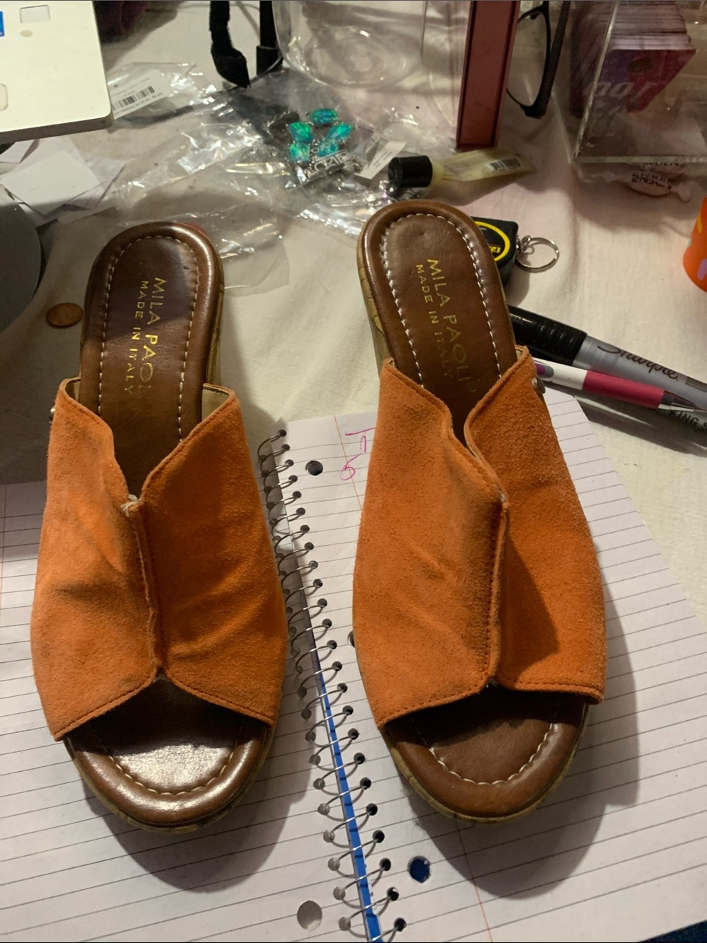 wedges orange
